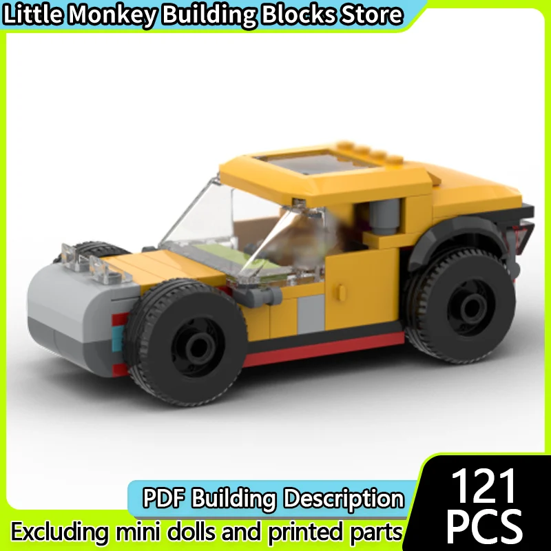 

Speed Racing Car Model MOC Building Bricks Dakar Off-Road Vehicle 4x4 Modular Technology Children Holiday Gift Assemble Toy Suit