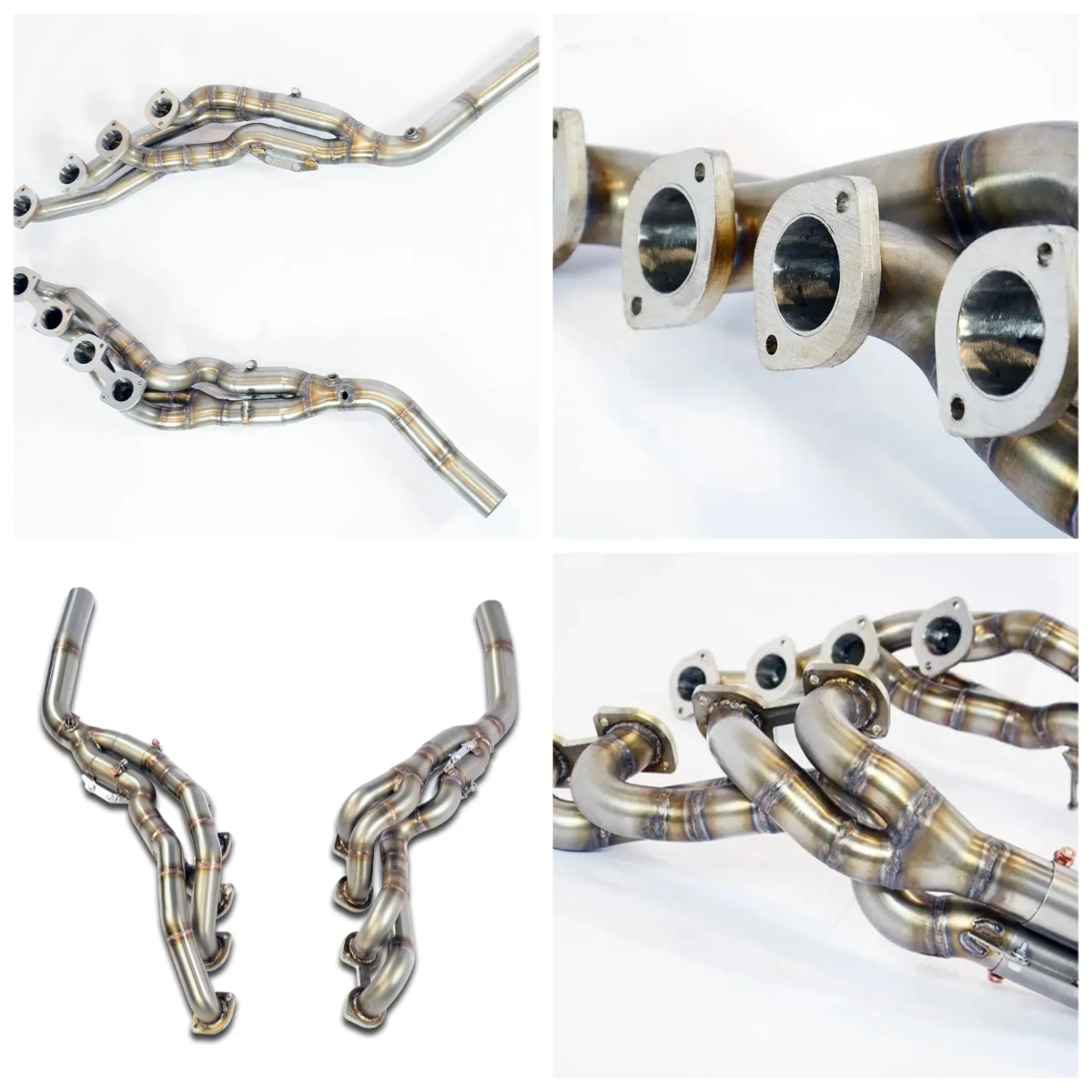 w210 Exhaust Pipe Motorcycle Manufacturer Customized Catalytic Converter Core Exhaust System Head Section