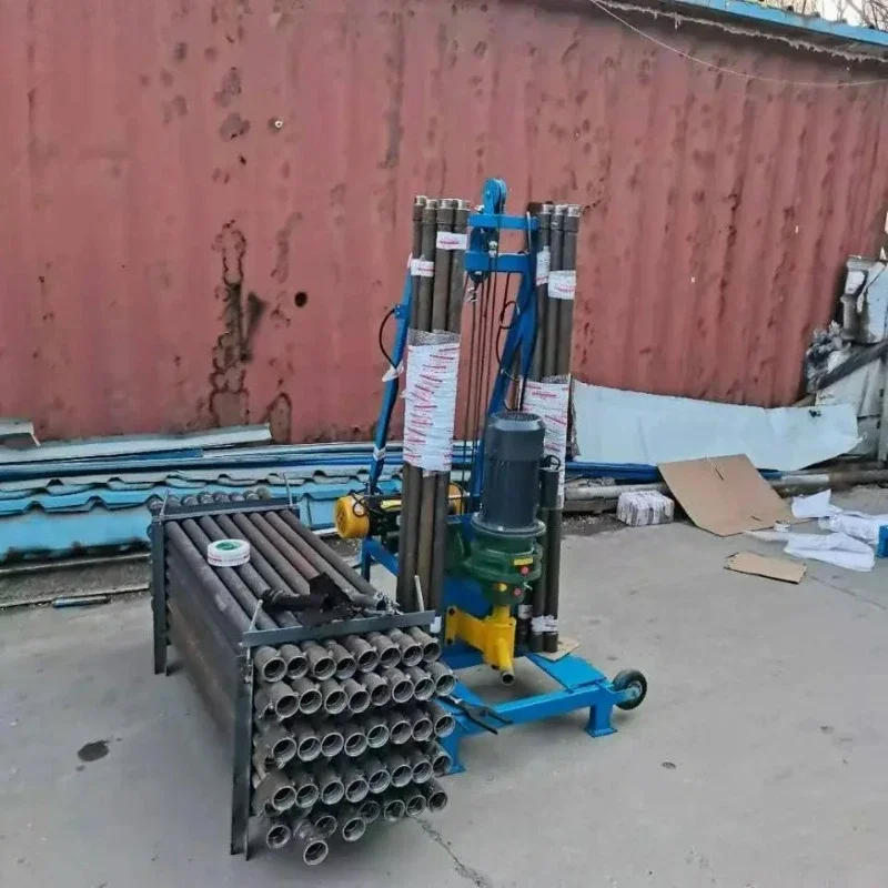 【Best-selling】Fully automatic 100m civil drilling rig remote control lifting water well drilling rig