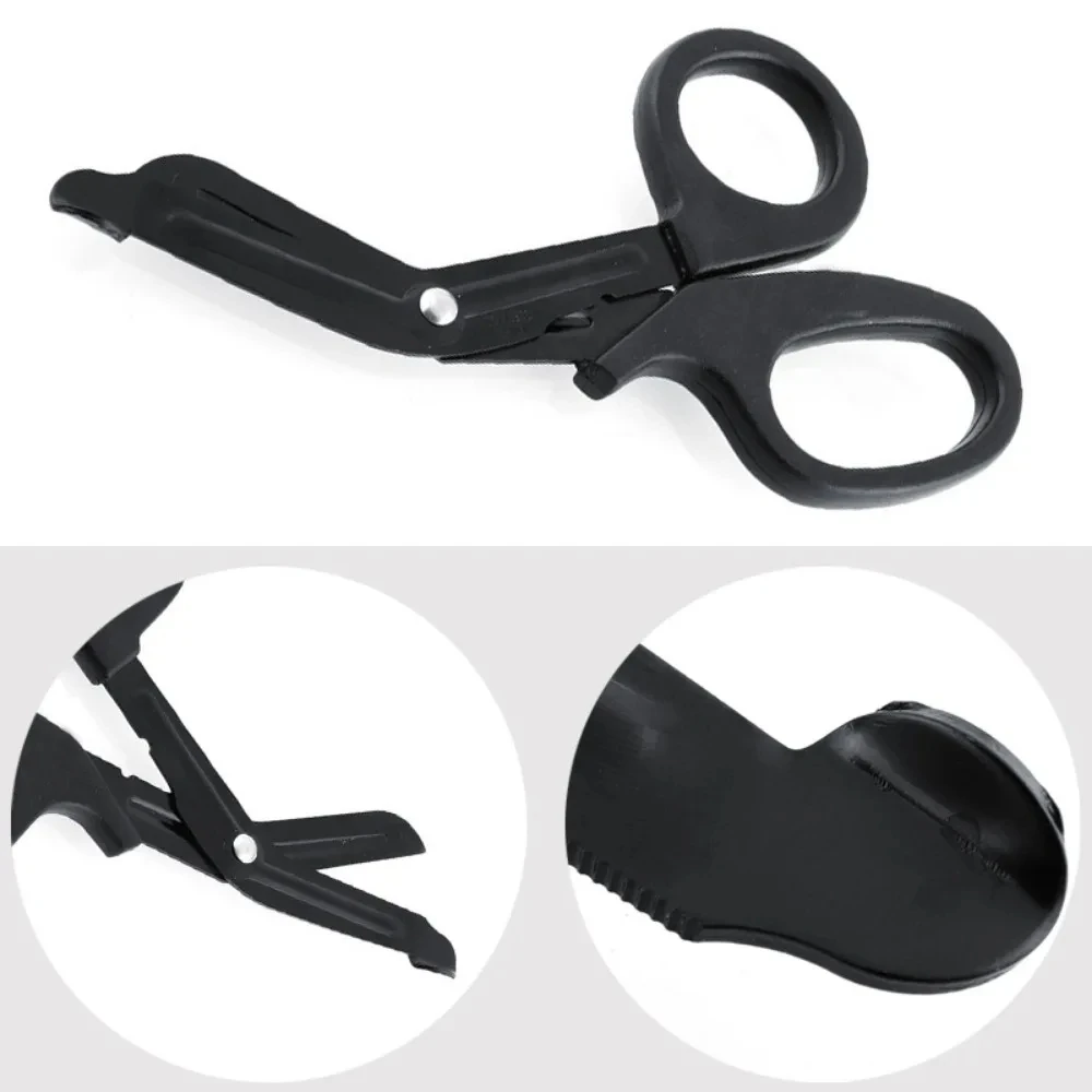 18.5cm EMT Trauma Bandage Scissors Medical Scissors Emergrncy EDC Outdoor Equipment Tactical Rescue First Aid Stool Carry