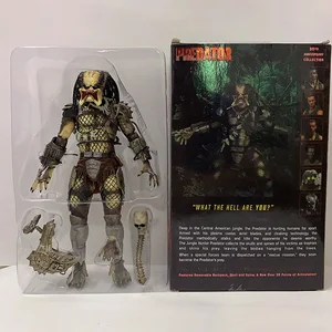 Aliens gegen Predator Jungle Demon Hunter Unmasked Action Figur Masked, 30 -jähriges Jubiläumsmodellspielzeug, Desktop -Dekoration 8 Hauptverkäufe nach Predator - №1