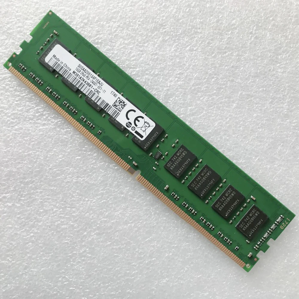 1 قطعة ذاكرة الخادم NP3020 M4 لـ Inspur 16G 16GB DDR4 2400T UDIMM ECC RAM
