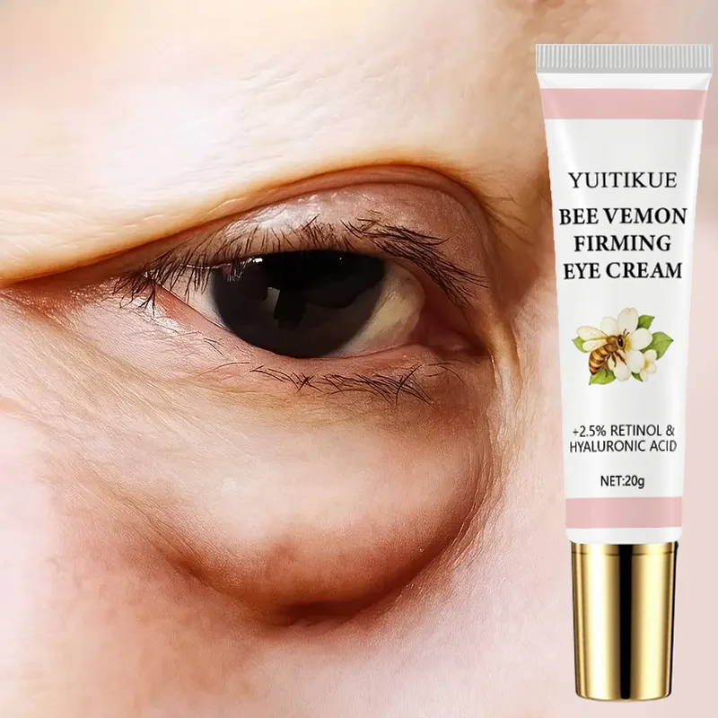 كريم شد العين من بي فينوم 20 جرام - مع 2.5% ريتينول وحمض الهيالورونيك والترطيب والرفع وتدليك لبشرة العين الرطبة