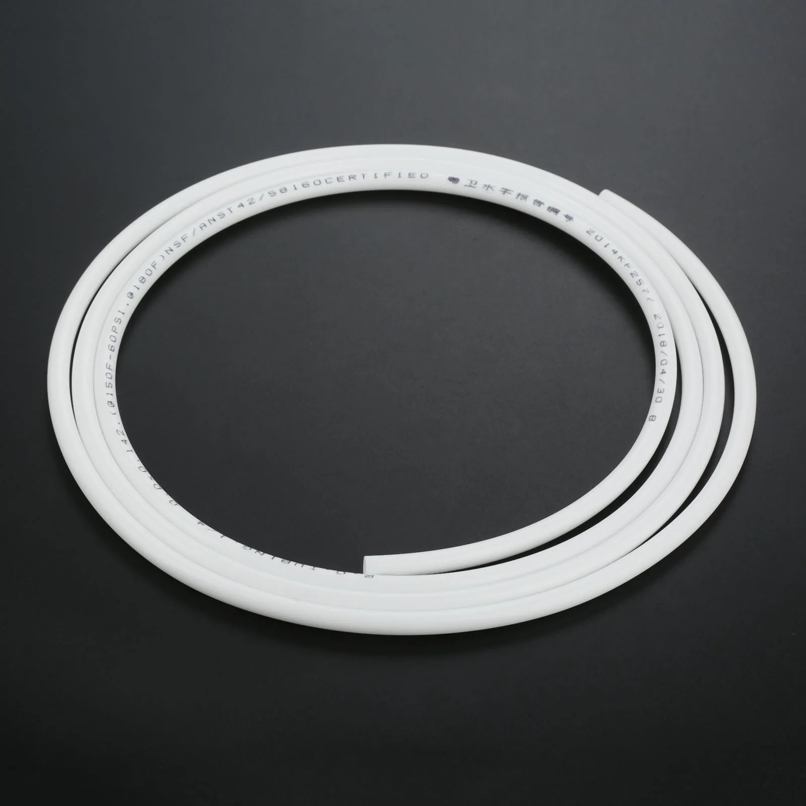 Tubo Flexible blanco para sistema de filtro de acuario de ósmosis inversa, manguera de PE OD de 2 metros, 1/4 pulgadas (6,4mm), 2M/6,56 pies