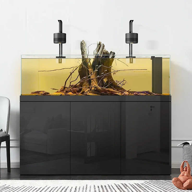 

Native Stream Tank South American Black Water Tank Landscape Sanhu Cichlid Fish Tank Aquarium