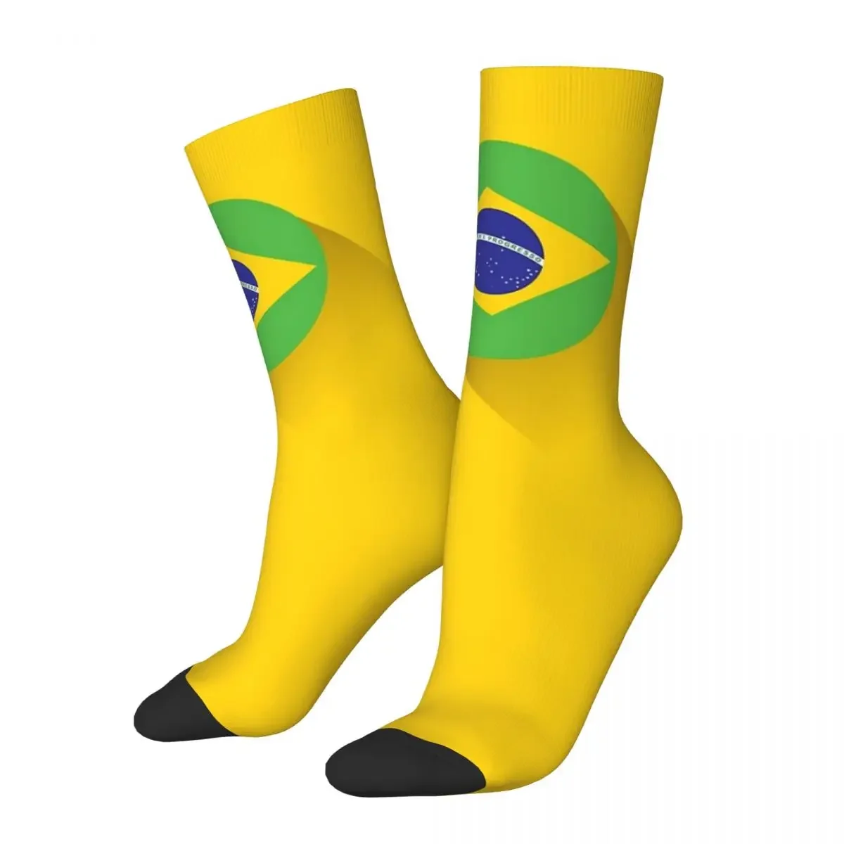 

Brazil National Flag Socks Harajuku High Quality Stockings All Season Long Socks Accessories for Man's Woman's Gifts