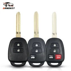 Dandkey 2/3/4 Buttons Modified Flip Remote Key Shell For Toyota Prius C Corolla Yaris Avensis 2013 2014 2015 2016 2017 2018
