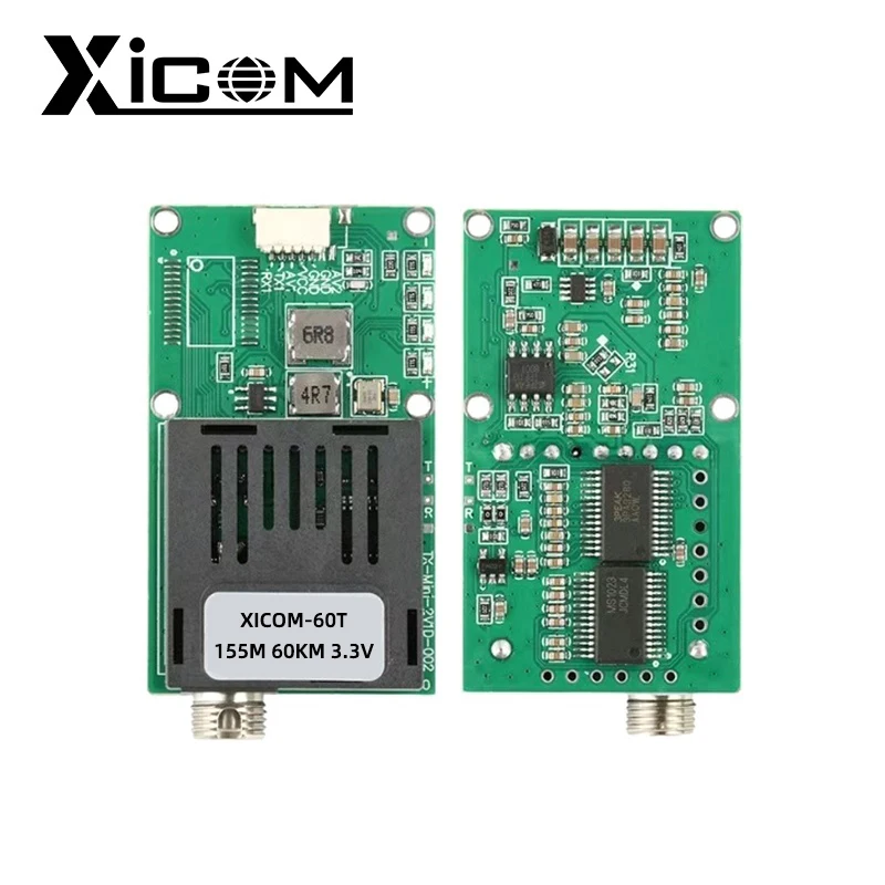 Xicom Video Fiber Transceiver Media Converter 1V1D 60KM,80KM,100KM, 1 Channel Video + UART & TTL & SBUS FC/UPC TX/RX DC 5.5~26V
