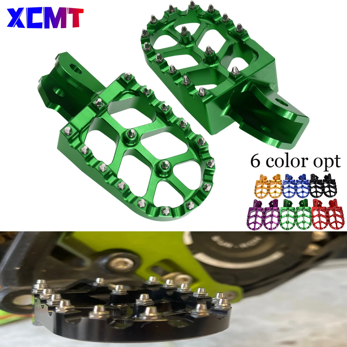 

Motorcycle CNC Footpegs Bracket Pedals Foot Pegs For Sur-Ron Sur Ron Surron Light Bee S & Light Bee X Electric Motocross Bike