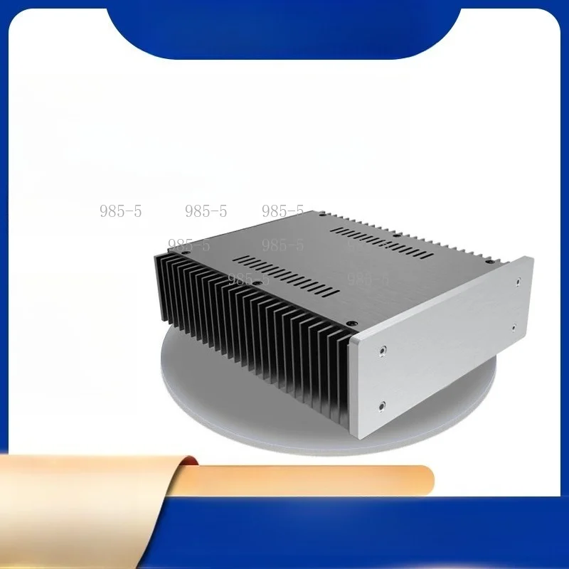DIY Audio Housing Model 2107 All-Aluminum Case Built-in Side Heat Sinks, for Preamplifier, Headphone Amp, DAC, Amplifier