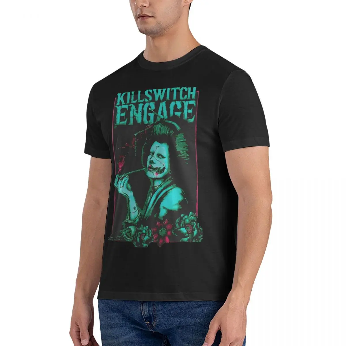 Vintage K-S-E Tosca 02 Trending 01 Relaxed Fit T-Shirts Cotton T Shirts Killswitch Engage Short Sleeve Tees Original Clothes