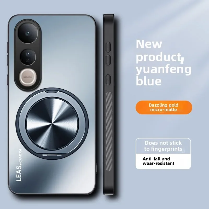 Case For VIVO V50 Lite 5G 4G Luxury Matte 360° Rotating Ring