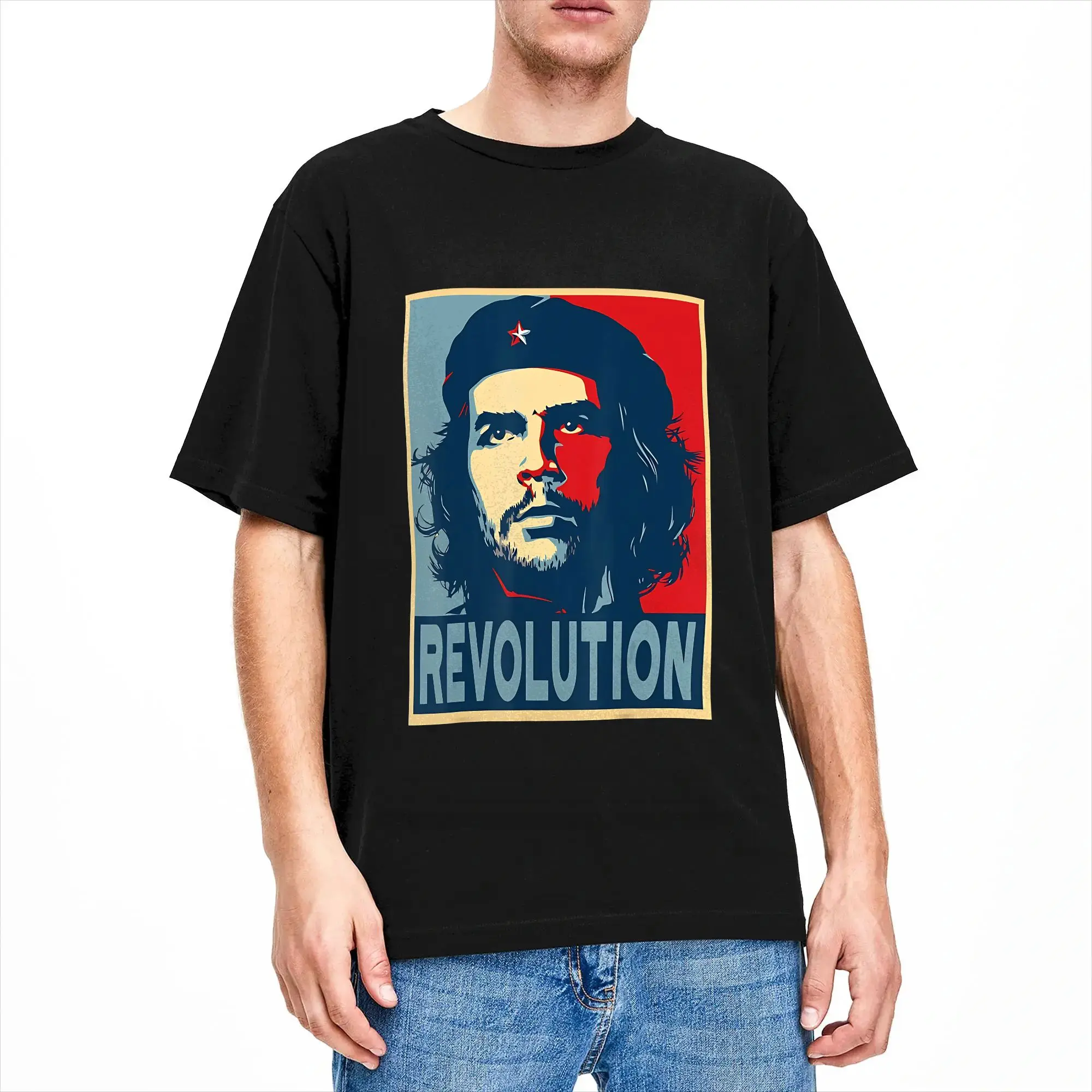 Che Guevara ( Cotton T Shirt For Men Summer  Vintage T-Shirts Hipster Tee Shirt Oversized Printed Clothes