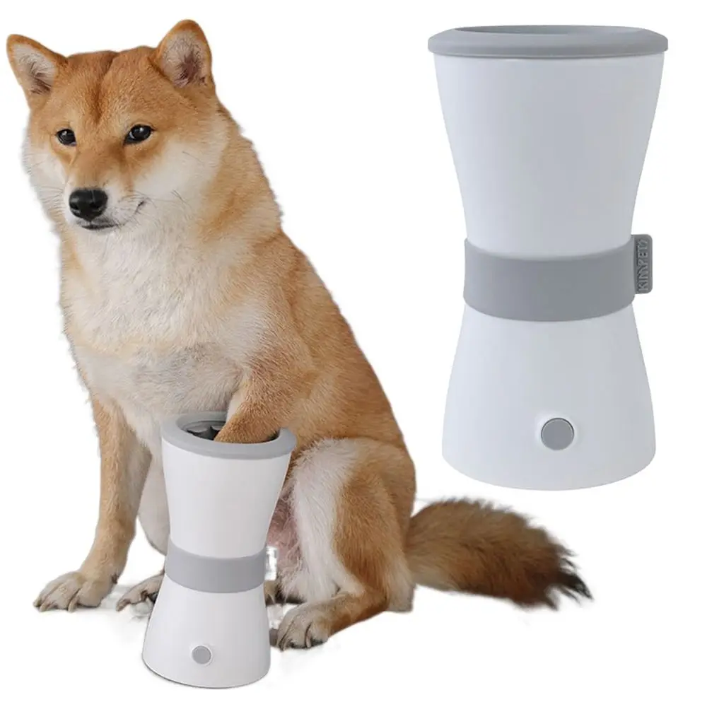 

Portable Pet Feet Washer Low Noise 2 Modes Electrical Paw Cleaner Detachable Comfortable Dog Paw Automatic Cleaning Machine