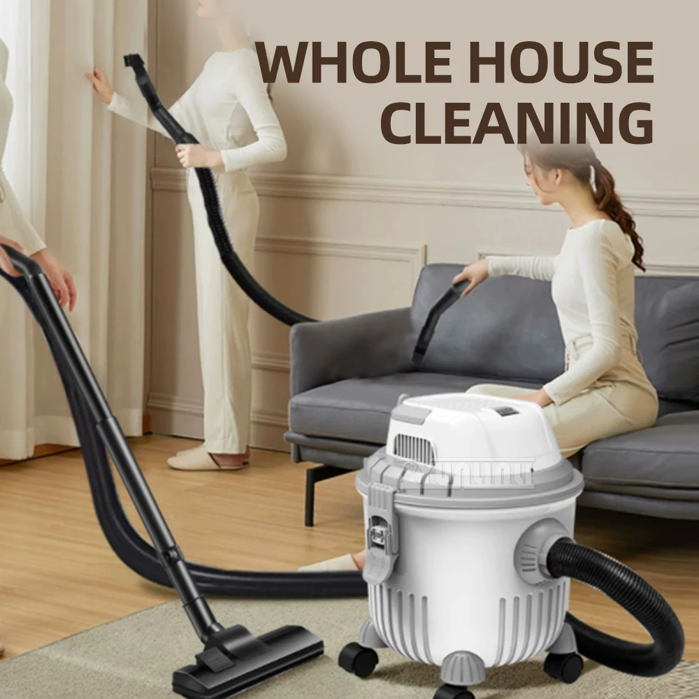 مكنسة كهربائية ذات دلو شفط كبير 1200 وات مكنسة كهربائية رطبة وجافة ذات الاستخدام المزدوج Elektrik Süpürgesi 607P-15