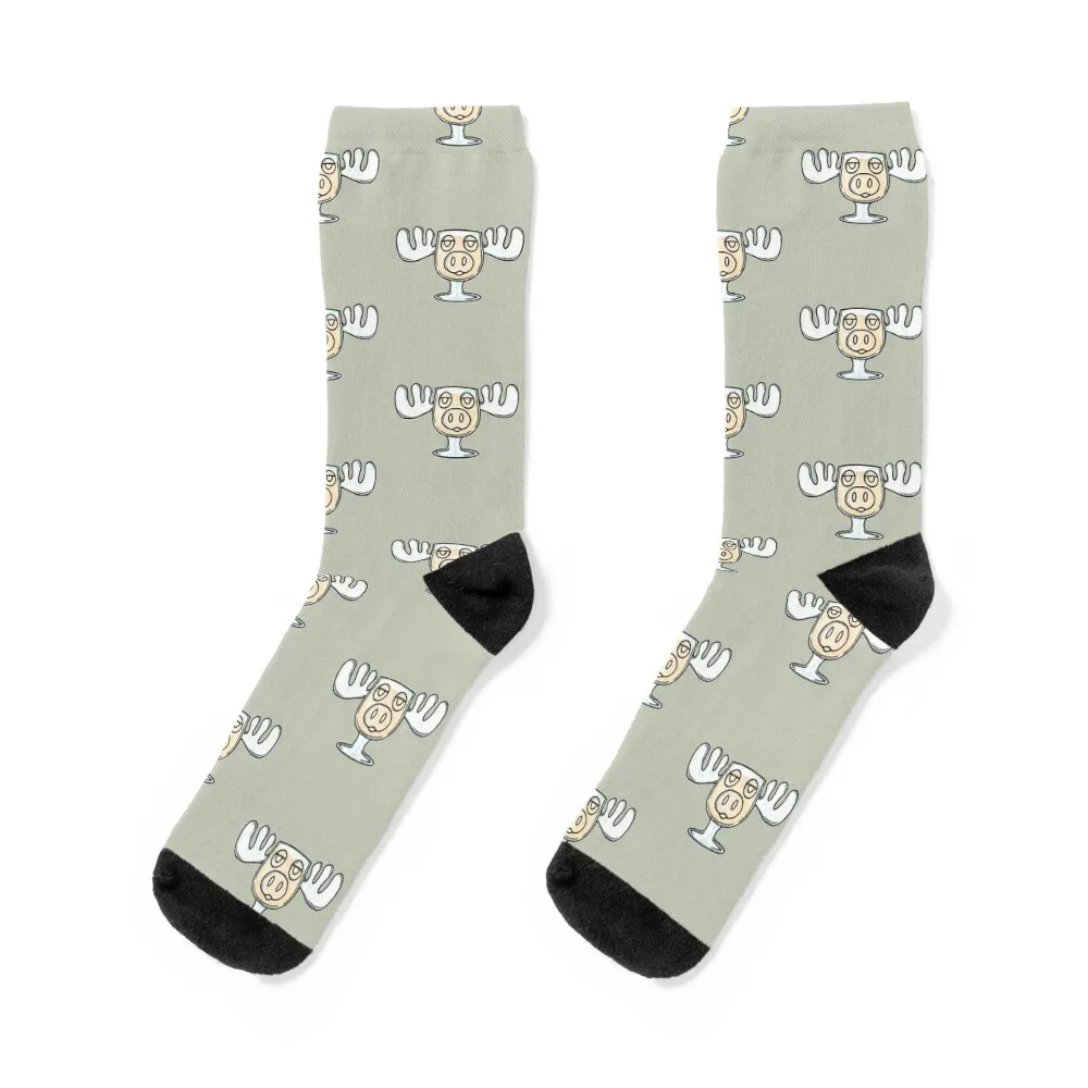 

Christmas Vacation Moose Mug Socks Men's cartoon golf man Girl'S Socks Men's