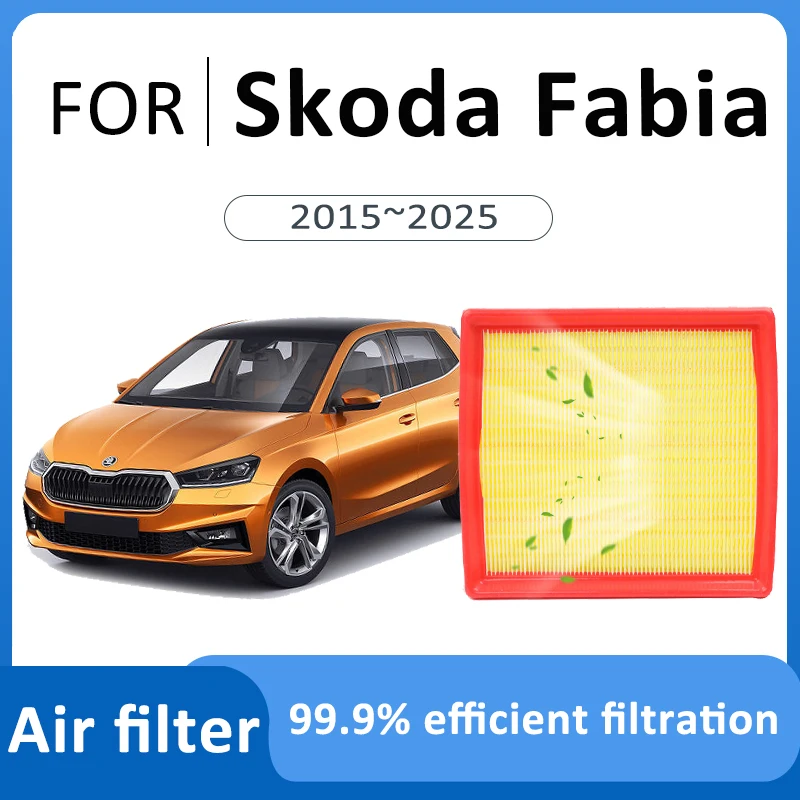 Carbon Air Filter For Skoda Fabia 2015~2025 2020 2022 2024 Cab Air Conditioner Filter Replacement Auto Accessories Purify Space