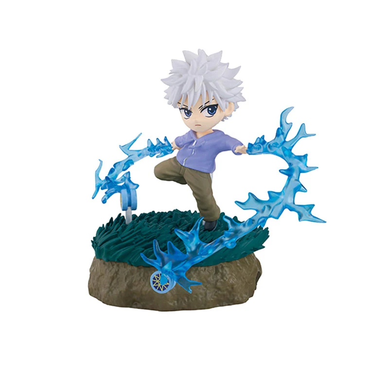 Original Desktop HUNTER×HUNTER Animation Comics Peripheral Toys Gon Killua Boxed Gacha Anime Action Model Figures Collection