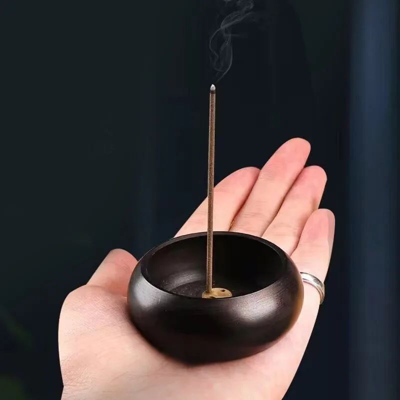 Vintage Wooden Censer Incense Stick Holder Joss Box Incense Burner Desk Table Decoration Home Teahouse Aromatherapy Furnace