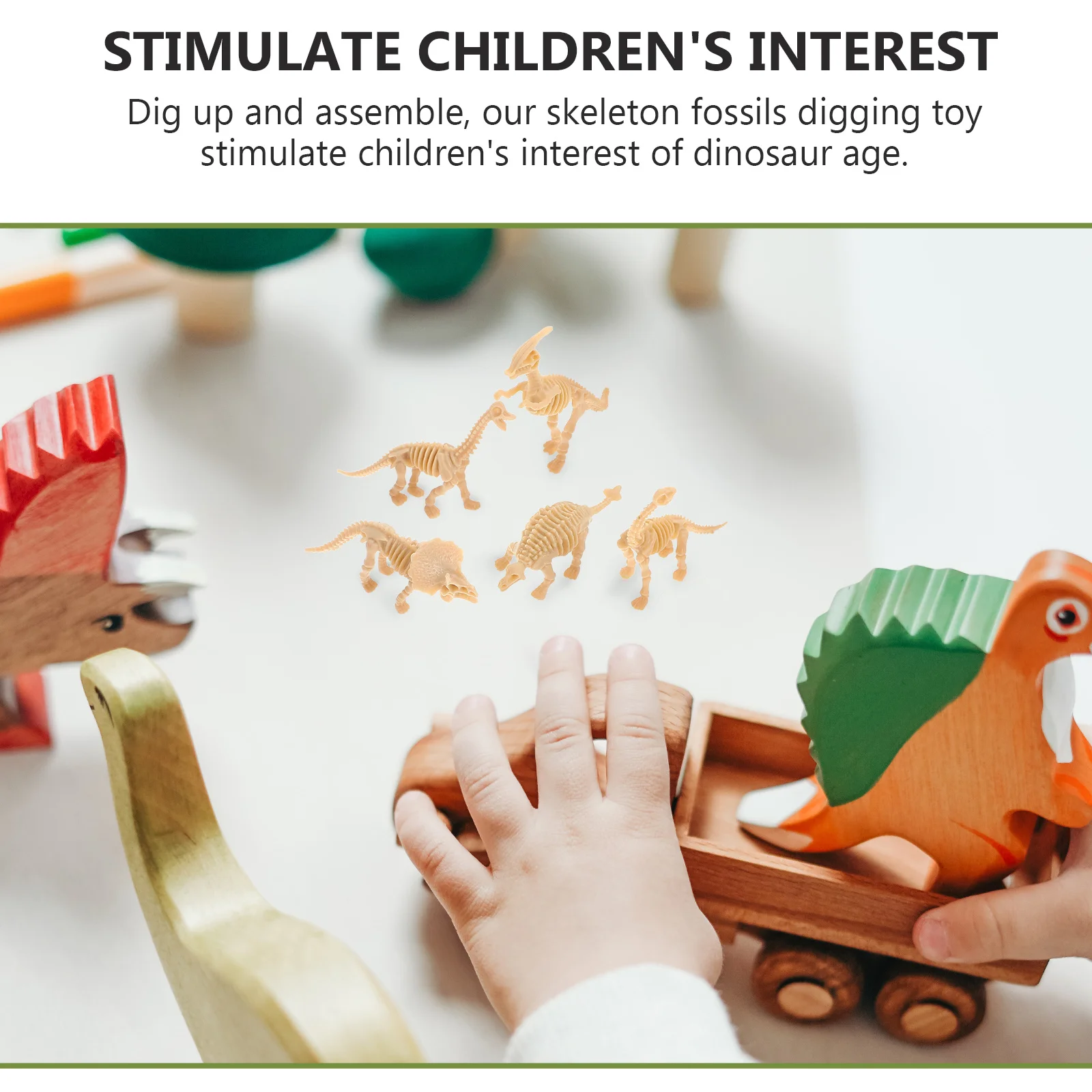 

24Pcs Dinosaur Digging Educational Set Creative Archaeological Excavation Teaching Tool Kids Interactive Learning