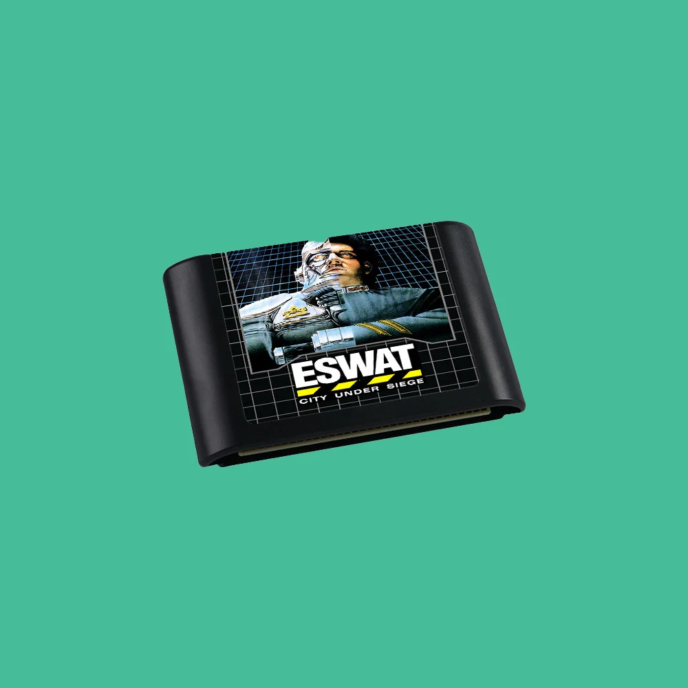 

Eswat City Under Siege USA Game for SEGA Mega Drive Genesis 16 bit Consoles Game Cartridge Box Manual
