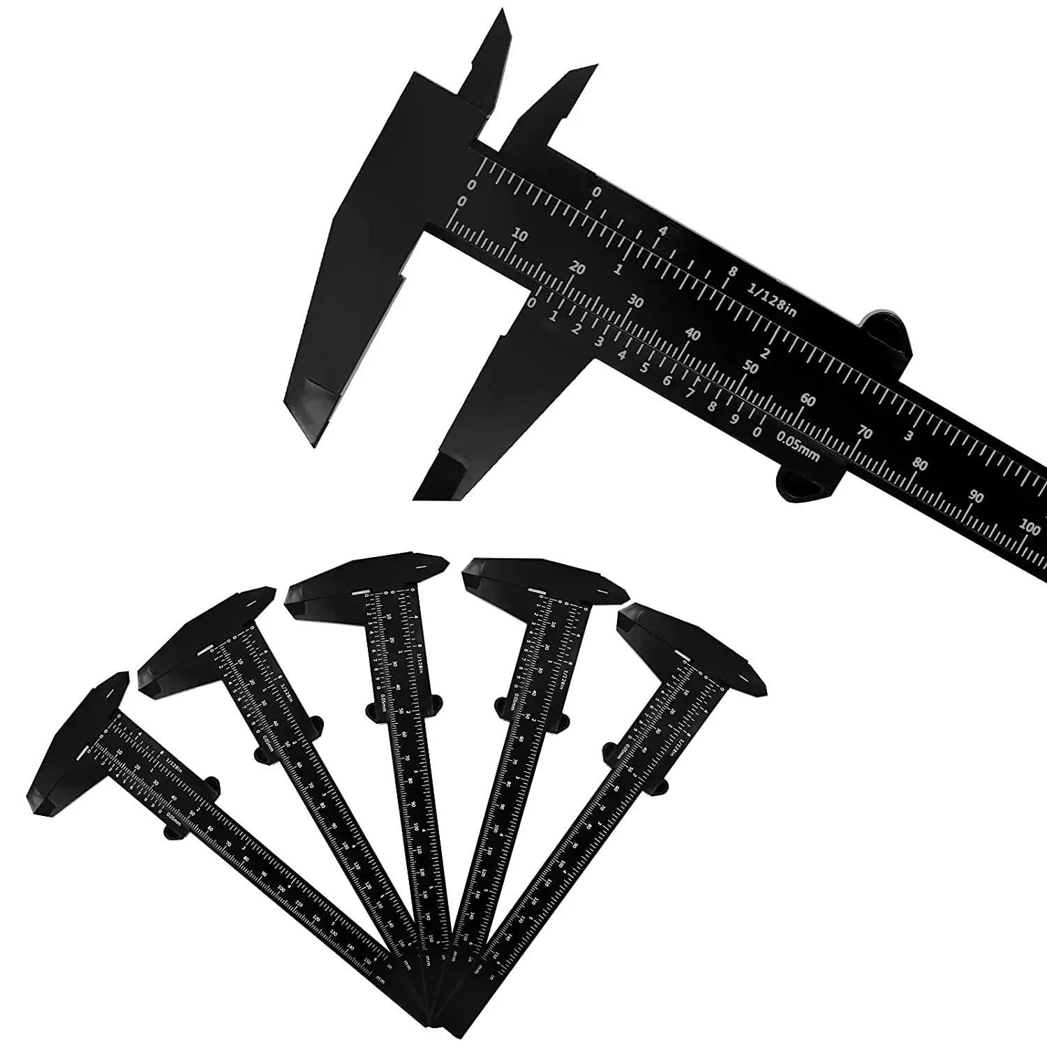 150 مللي متر الحاجب مسطرة قياس الحاجب رسم الخرائط الورنية الفرجار مقياس مزدوج حاكم بلاستيكي ل الحاجب الوشم الحاجب ماكياج أداة #1