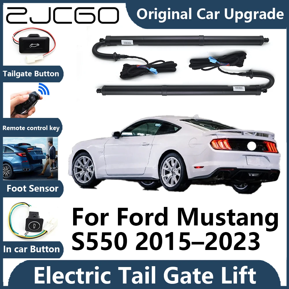 

Для Ford Mustang S550 2015 ~ 2023 автоматическая задняя дверь, электрическая задняя дверь, подъемная опора, поддержка автомобиля, задняя дверь, подъемная дверь, стойка