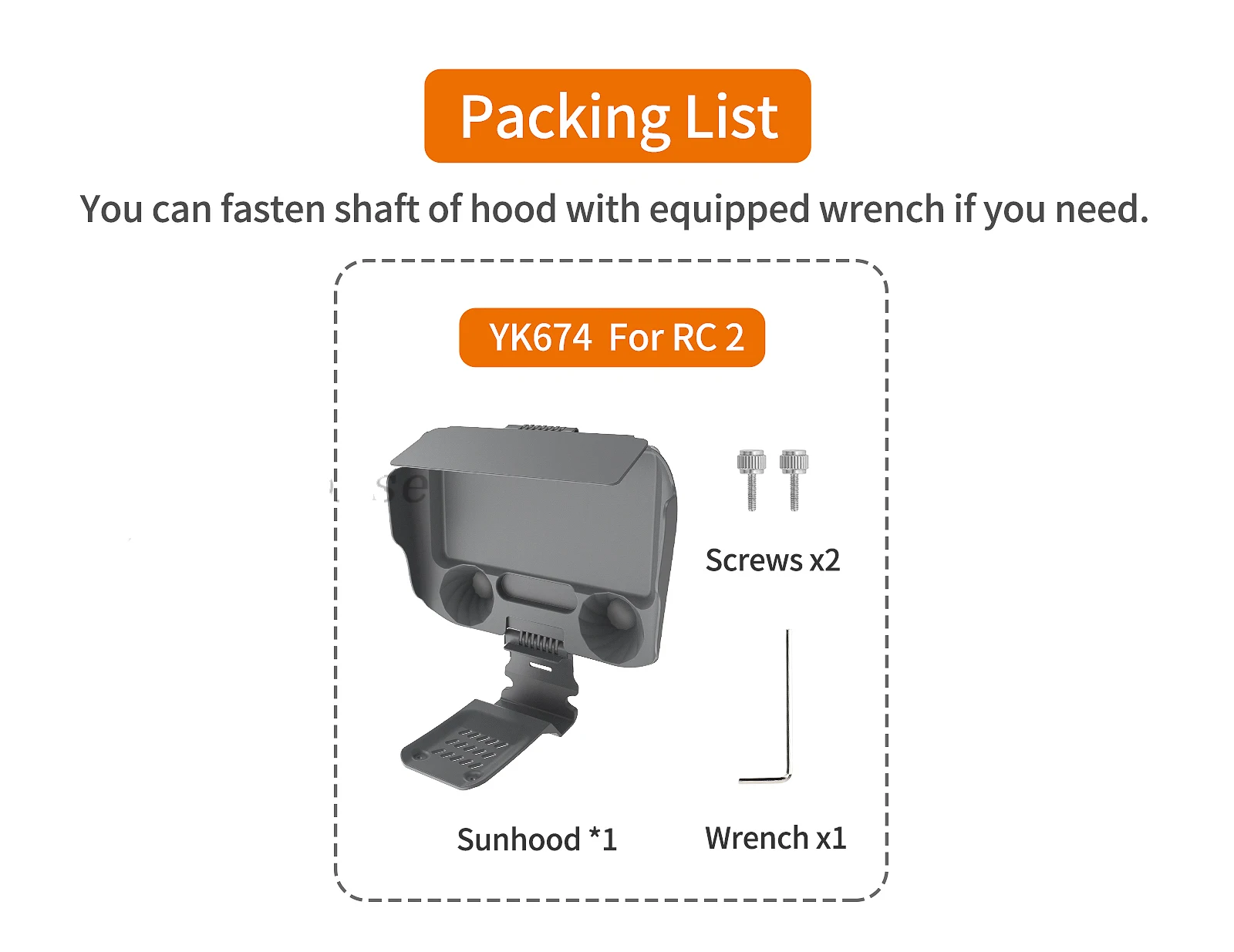 Sunnylife 2 في 1 التحكم عن بعد الشمس هود ظلة واقي للشاشة شل غطاء ل DJI Flip/Air 3/Air 3S RC 2 ملحقات طائرة بدون طيار