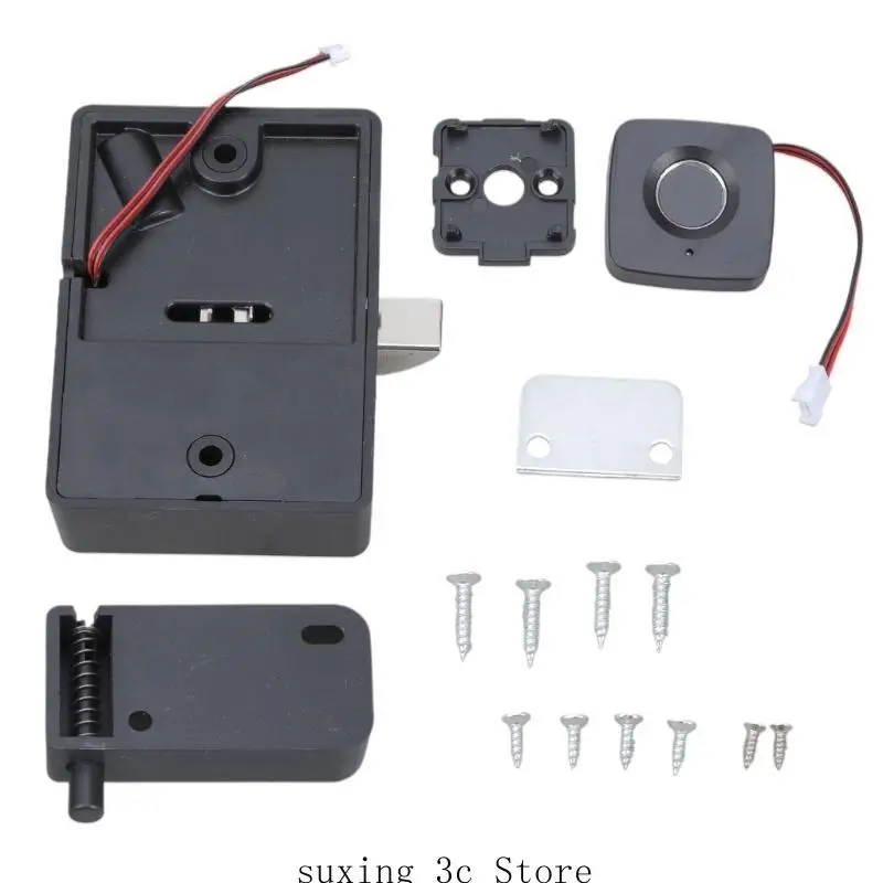 Invisible Concealed Keyless Entry Fingerprint Cabinets Drawer Lock with Quick Unlocking for Secure Storage in Office