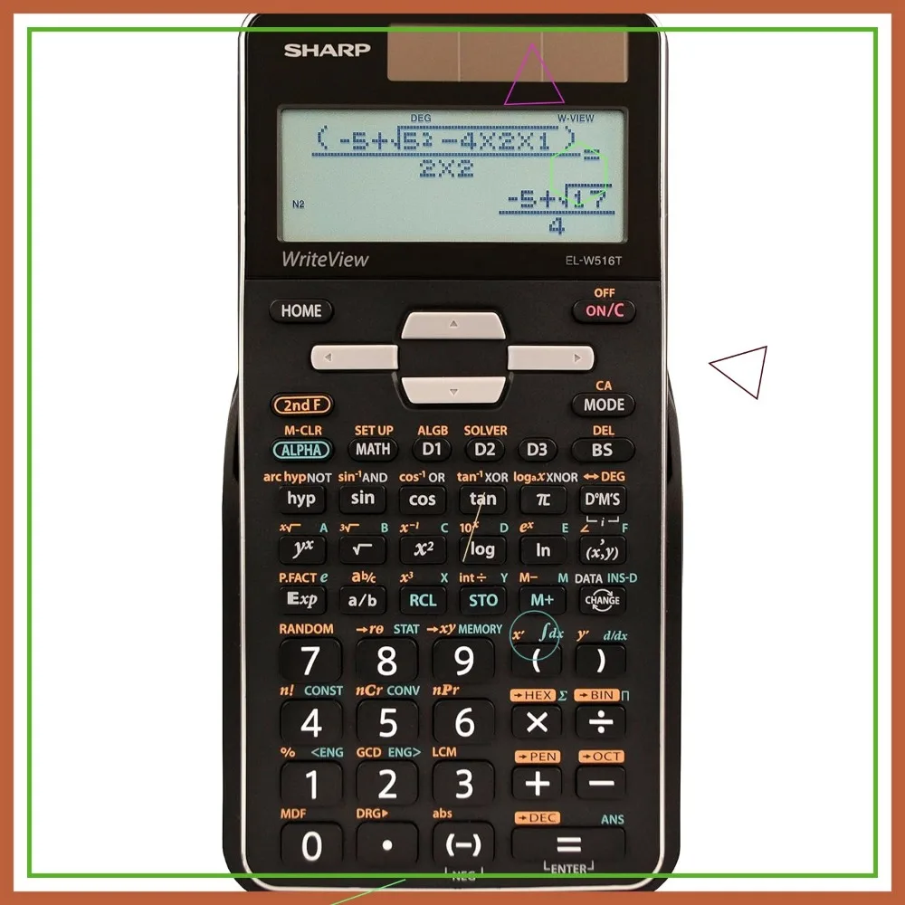 

Advanced Scientific Calculator with 4-Line Display, Solar Power, 640 Functions for Students & Professionals