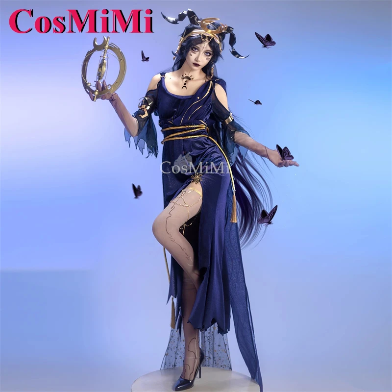 CosMiMi Game Identity V Priestess/Fiona Gilman Cosplay Costume Fashion Uniform Dress Women Carnival Party Role Play Clothing New