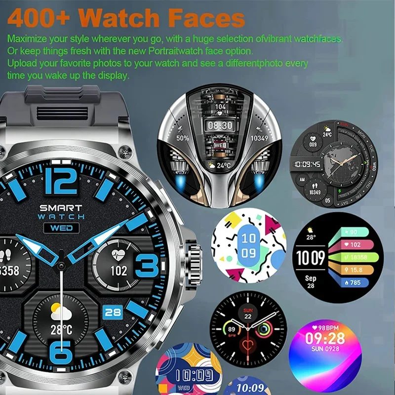 Xiaomi Mijia reloj inteligente 710 MAh Bluetooth llamada Monitor de ritmo cardíaco pista mapa deporte al aire libre Fitness reloj personalizado Smartwatch