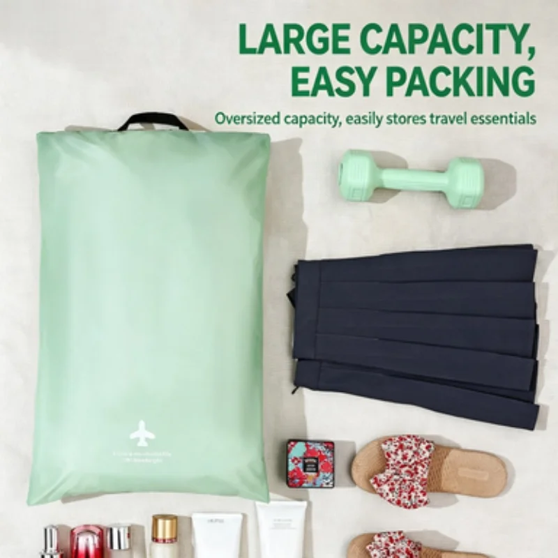 1pcs Travel Dirty Clothes Storage Bag Fitness Exercise Wet and Dry Separation Handbag Outdoor Packaging Bag Color Random