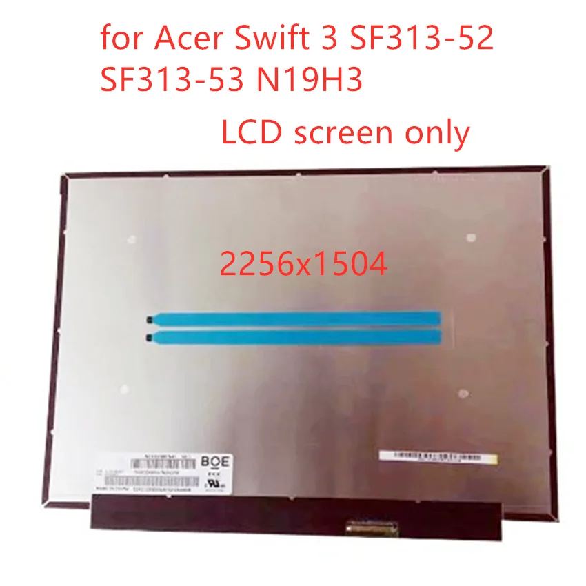 Imagem -01 - Tela de Exposição do Lcd do Portátil Acer Swift Sf31352 Sf313-53 Ne135fbm-n41 Edp 40pin 2256x1504 Ips Swift N19h3 tela de exposicao do lcd do portatil acer swift sf31352 sf313 53 ne135fbm n41 edp 40pin 2256x1504 ips swift n19h3 01