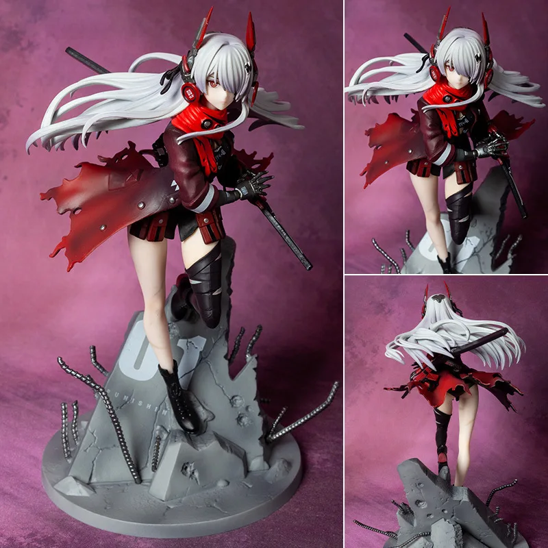 

1/7 Lucia Crimson Abyss Punishing Gray Raven Unpainted Unassambled Pvc Recast Gk Figure White Resin Diy Model Kit W_4130