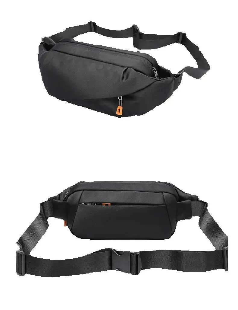 New Minimalist Fashionable Bag Chest High-end Crossbody Men's Backpack Trendy Functional Single Shoulder Casual Messenger Bag