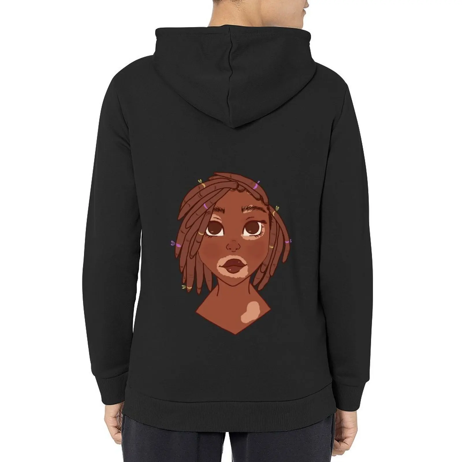 

Vitiligo Queen Hoodie men's coat men clothing korean autumn clothes fashion men hoodies for men