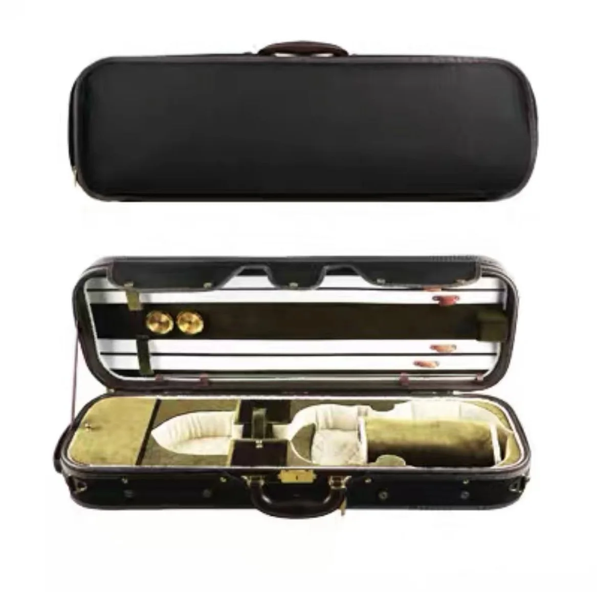 

Hooqu Factory Wholesale Wooden Violin Case Rectangle Violin Case 4/4 Wholesale