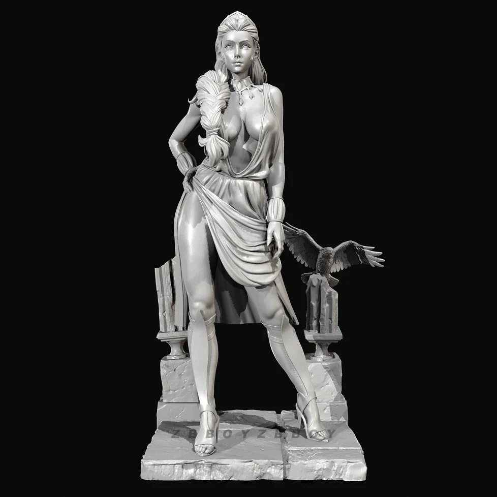 

The height of man 38mm 50mm 75mm Resin model kits figure beauty colorless and self-assembled 3D Printing TD-6724/3D