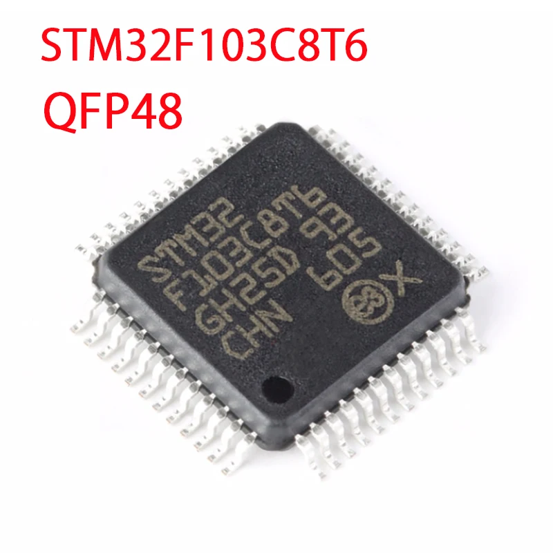 5PCS  STM32F103C8T6 CBT6 RCT6 RET6 VET6 VCT6 ZET6 RBT6 R8T6 VBT6 32-bit microcontroller MCU QFP