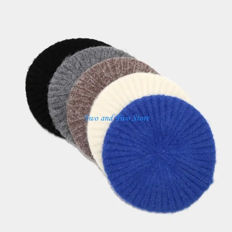 

HX6F Stylish Autumn Soft Wool Blend Winter Hat Perfect for Outdoor Activity