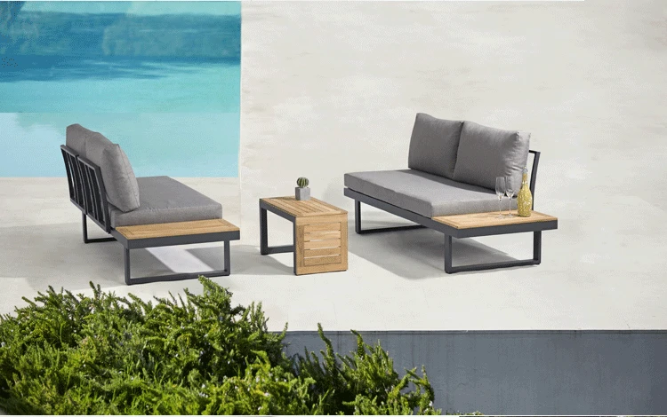 Garden Sofa Set Metal Aluminum Lounge Set Patio Furniture garden sets outdoo