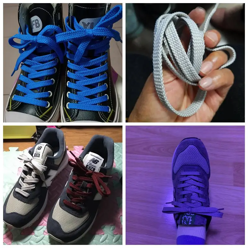 1 Pair Classic White Black Shoelaces Flat Braided Hollow Out Luxurious Simple Leisure Sports Tennis Unisex Thick Satin Shoelace