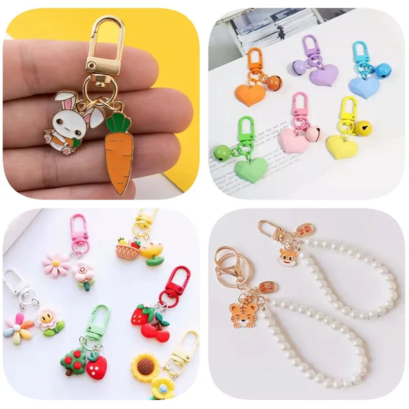 10 Stück Schlüsselanhänger Legierung Karabinerhaken Verschlusszubehör für DIY Schlüsselanhänger Halskette Armband Zubehör Zubehör – Detail 6