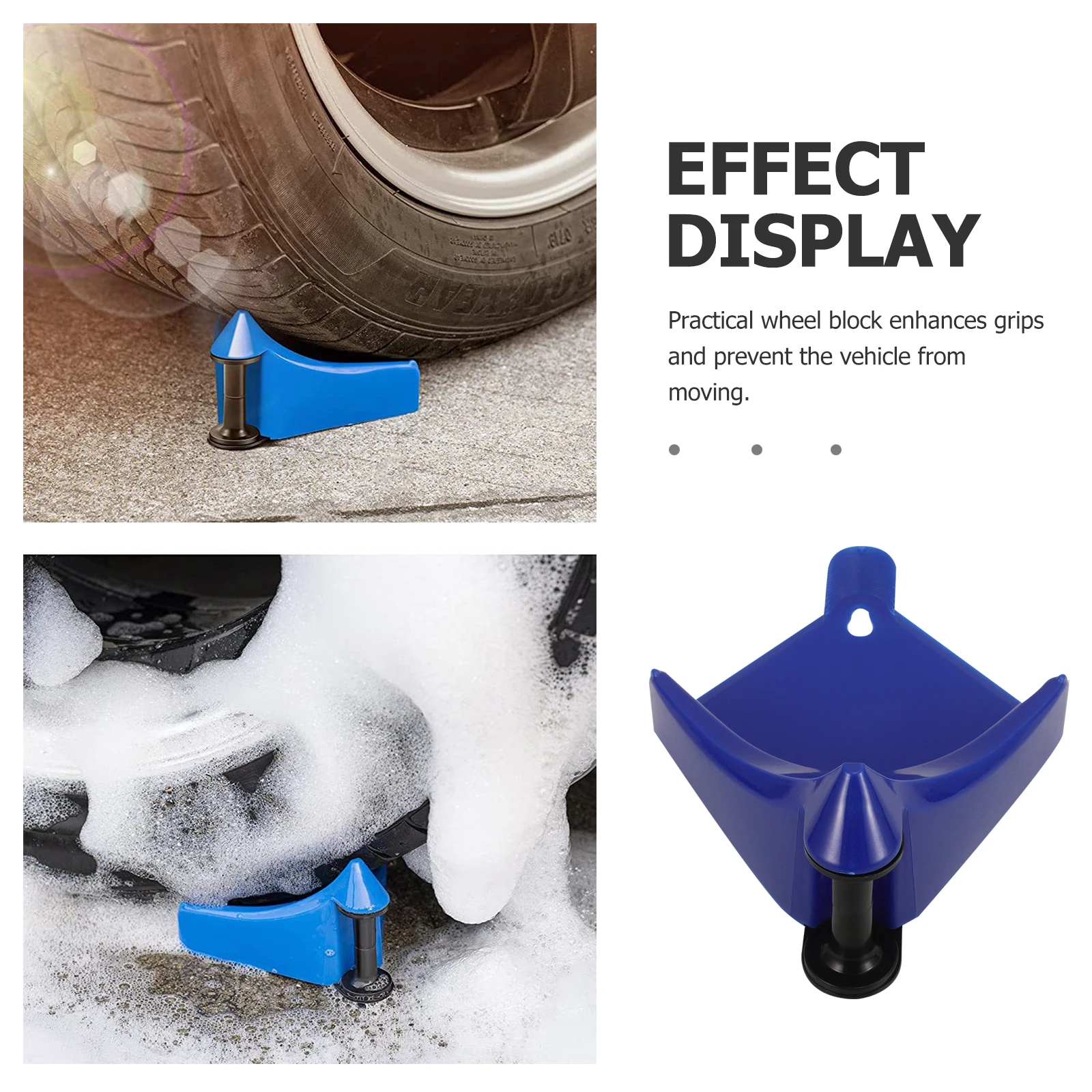 

Tire Ramp Wheel Chock Heavy Duty Car Trailer Ramps Vehicle Catheter Wedge Tire Protection Compact Size Easy Storage Car Wheel