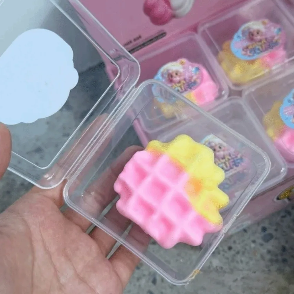 Handmade Crispy Chocolate Squishy Toy Portable Crackable Crispy Chocolate Pinching Toy Crunchy Sound Sensory Sensory