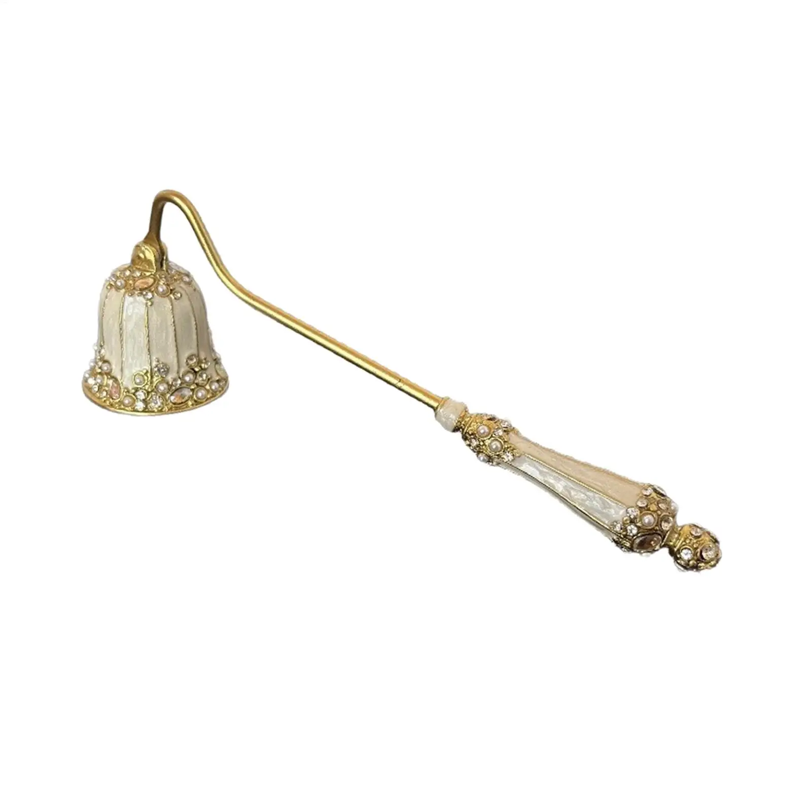 Candle Snuffer elegant Candle Extinguisher with long handle Metal Wick Flame Snuffer for home living room decoration gift