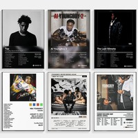 Never Broke Again AI YoungBoy 2 Rap Music Album Cover Poster Prints Wall Art Canvas Painting Picture Photo Gift Room Home Decor