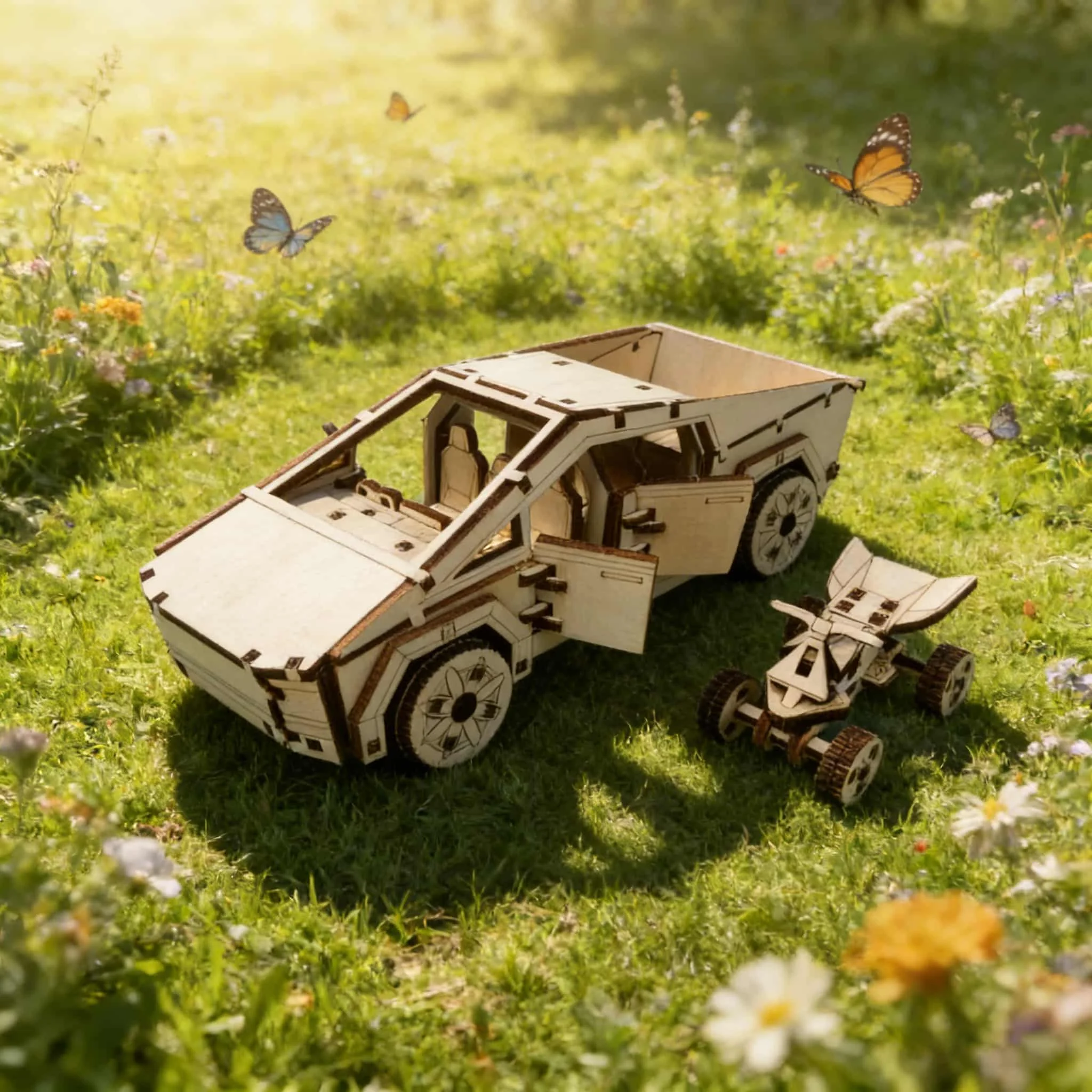 3D Car Wooden Puzzle, DIY Model Kit, Handcrafted Gift, Home Decor, Birthday/Valentine's Day Gift