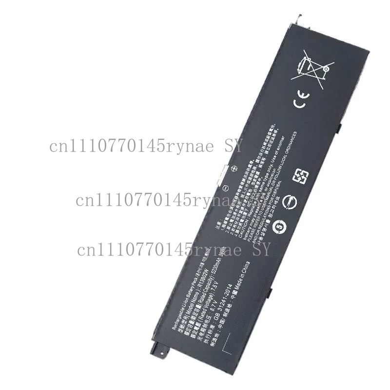 7.6V 5230mAh 39Wh R13B01W R13B02W Laptop Battery For Xiaomi Mi Air 13.3